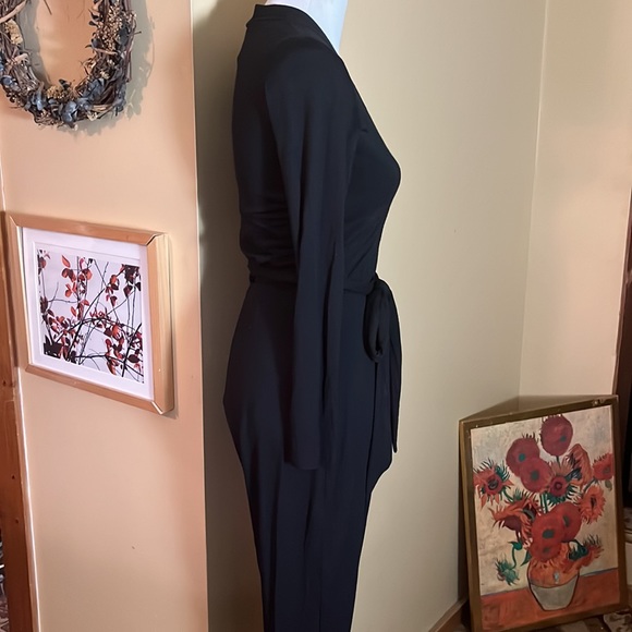 RACHEL PALLY Size XS Stretchy Jumpsuit 1-Piece VNeck Belted Tie-Waist $298 NEW - Picture 9 of 17